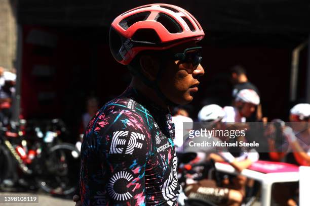 Jonathan Klever Caicedo Cepeda of Ecuador and Team EF Education - Easypost prior to the 105th Giro d'Italia 2022, Stage 12 a 204km stage from Parma...