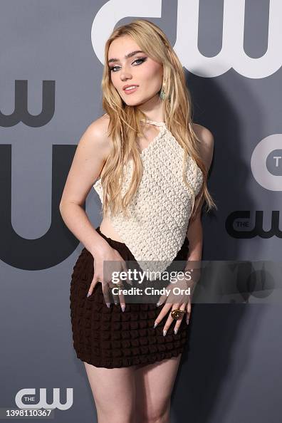 Meg Donnelly attends the 2022 CW Upfront at New York City Center on