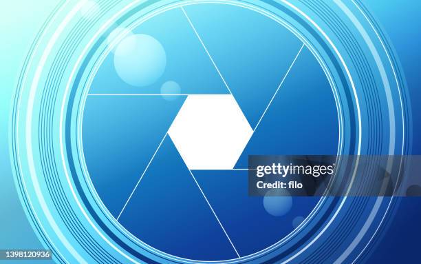 camera video lens background - documentary filming stock illustrations