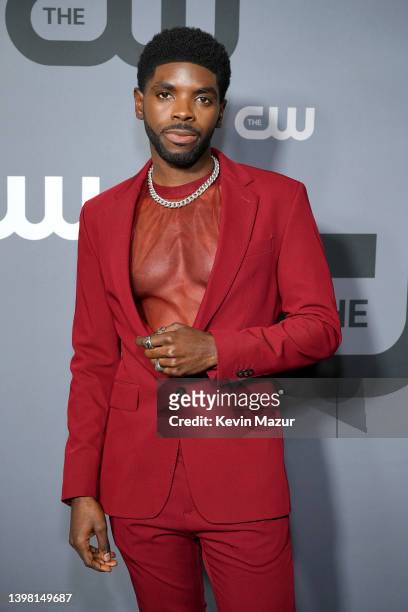 Tian Richards attends The CW Network's 2022 Upfront Arrivals at New York City Center on May 19, 2022 in New York City.
