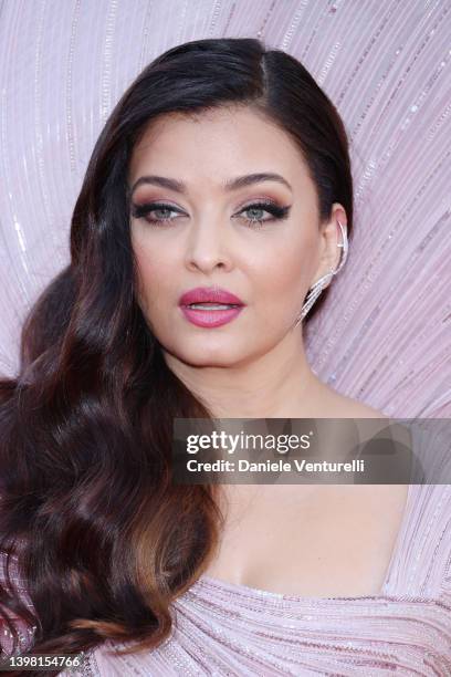 Aishwarya Rai Bachchan attends the screening of "Armageddon Time" during the 75th annual Cannes film festival at Palais des Festivals on May 19, 2022...