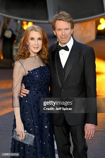 Linda Bruckheimer and Jerry Bruckheimer attend the UK Premiere and Royal Film Performance of "Top Gun: Maverick" at Leicester Square on May 19, 2022...