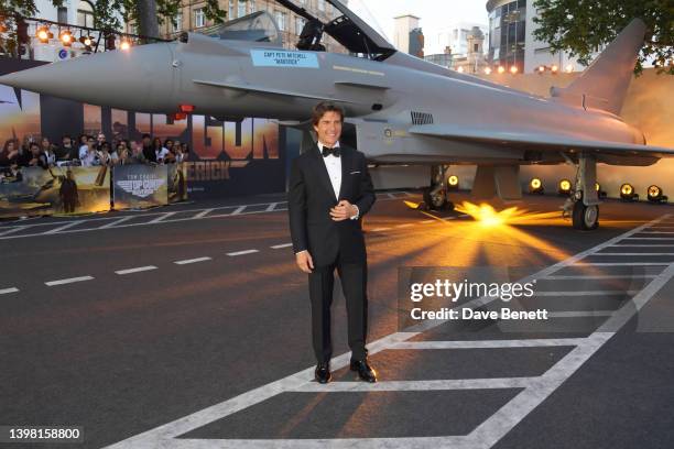 Attends the Royal Film Performance screening of "Top Gun: Tom Cruise attends the Royal Film Performance screening of "Top Gun: Maverick" in Leicester...