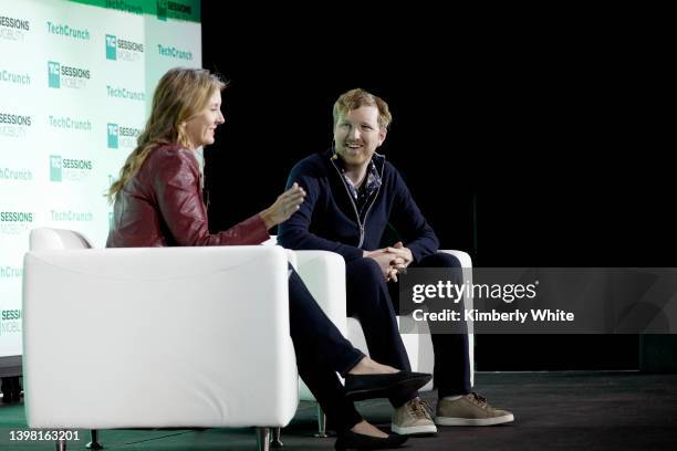 TechCrunch Senior Reporter Kirsten Korosec and Austin Russell, Founder & CEO of Luminar, speak onstage at TC Sessions: Mobility on May 19, 2022 in...