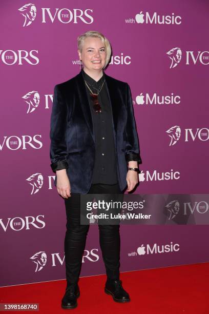 Kal Lavelle attends The Ivor Novello Awards 2022 at The Grosvenor House Hotel on May 19, 2022 in London, England.