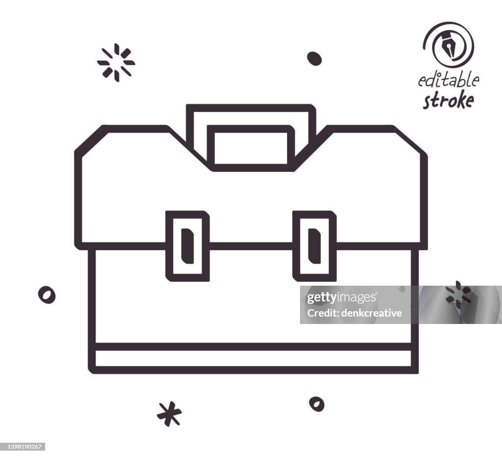 Line Drawing Control Box Playful Line Illustration For Control Toolbox High-Res Vector Graphic ...