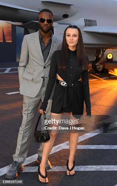 Daisy Maskell attends the "Top Gun: Maverick" Royal Film Performance at Leicester Square on May 19, 2022 in London, England.