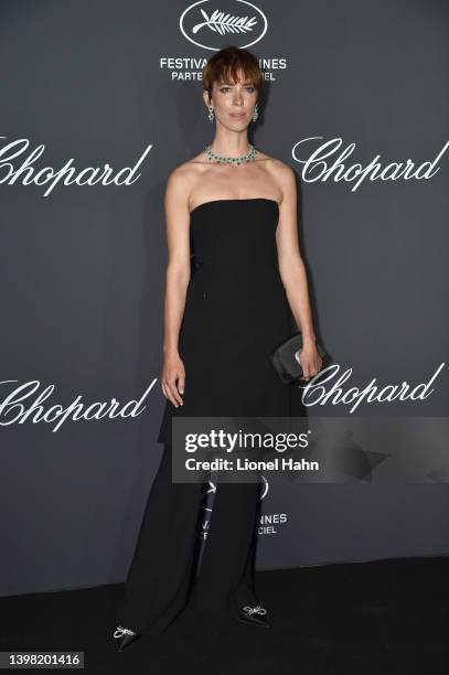 Rebecca Hall attends the photocall for the Chopard Trophy during the 75th annual Cannes film festival at Martinez Hotel on May 19, 2022 in Cannes,...
