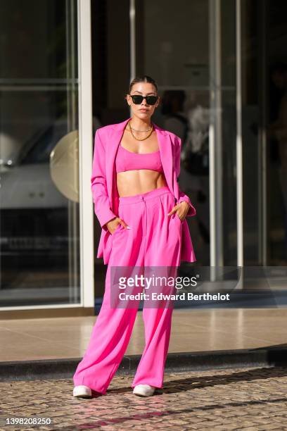 Michelle Salas is seen during the 75th annual Cannes film festival at on May 19, 2022 in Cannes, France.
