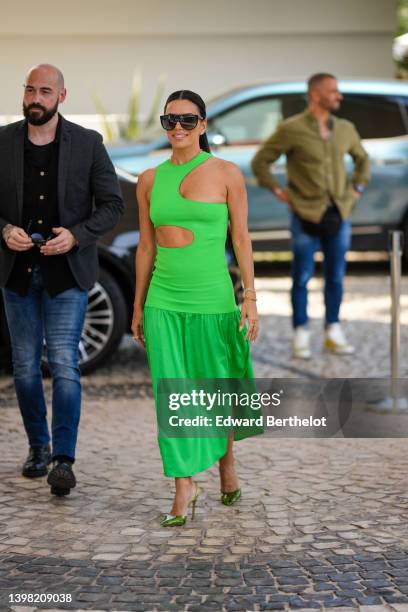 Eva Longoria is seen during the 75th annual Cannes film festival on May 19, 2022 in Cannes, France.