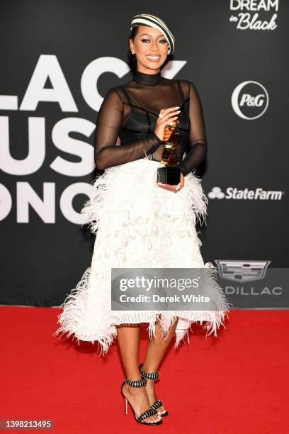 Keri Hilson attends Black Music Honors 2022 at Cobb Energy Performing Arts Centre on May 19, 2022 in Atlanta, Georgia.