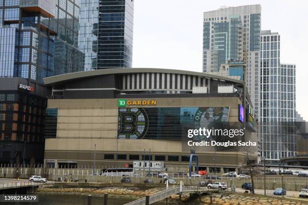 td garden arena boston - bruins hockey stock pictures, royalty-free photos & images