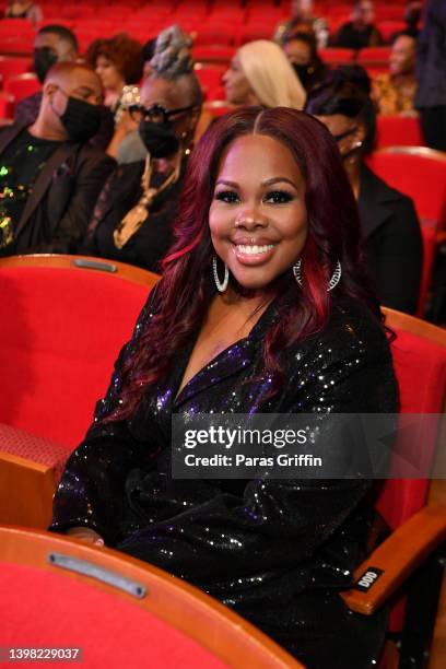 Amber Riley attends the 7th Annual Black Music Honors on May 19, 2022 in Atlanta, Georgia.