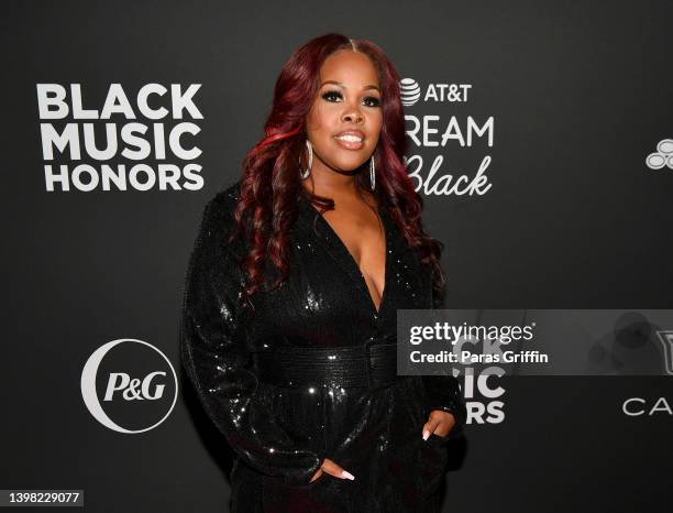 Amber Riley attends the 7th Annual Black Music Honors on May 19, 2022 in Atlanta, Georgia.