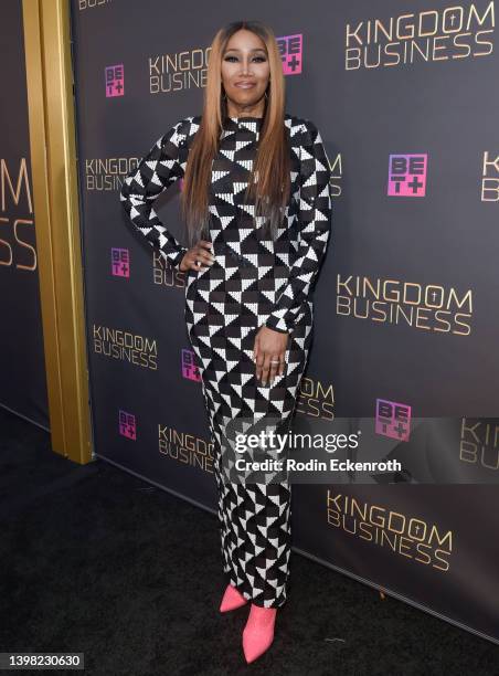 Yolanda Adams attends the BET+ "Kingdom Business" Los Angeles premiere at NeueHouse Los Angeles on May 19, 2022 in Hollywood, California.