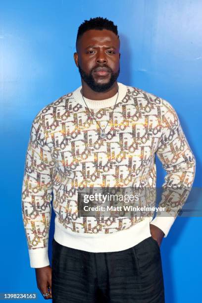 Winston Duke attends the Dior Men's Spring/Summer 2023 Collection on May 19, 2022 in Los Angeles, California.