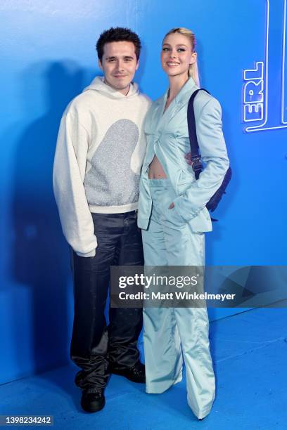 Brooklyn Beckham and Nicola Peltz attend the Dior Men's Spring/Summer 2023 Collection on May 19, 2022 in Los Angeles, California.