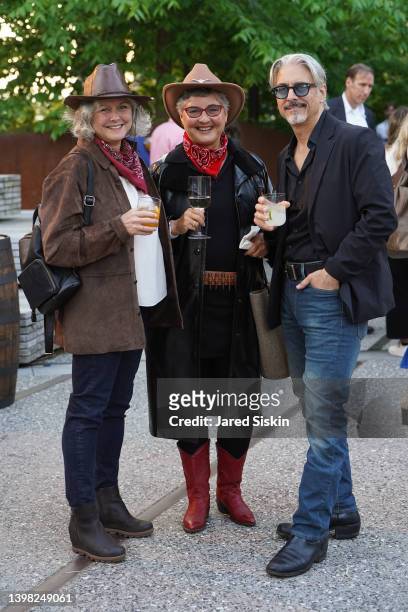 Valerie Pels, Juliette Meeus, and Richard Pasquarelli attend 2022 High Line Spring Party on May 19, 2022 in New York City.