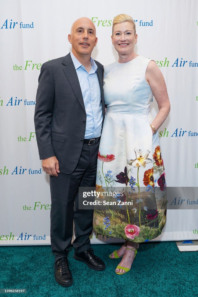 Alexis Maged and Wendy R. Flanagan attend the 2022 Fresh Air Fund