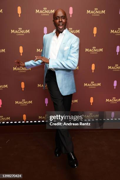 Bruce Darnell attends the 'Classics can be remixed' Magnum event on May 19, 2022 in Cannes, France.