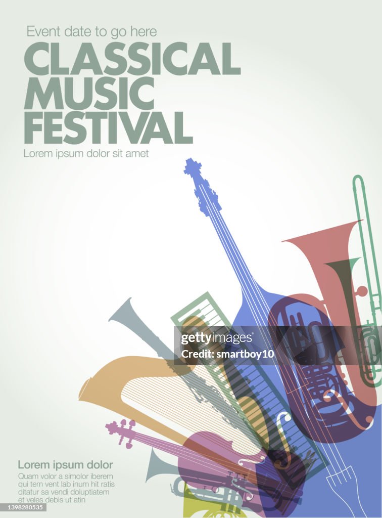 Konzertplakat Klassische Musik