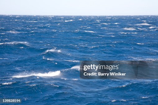 Whitecapping Whitecaps On Waves In The Mediterranean Sea High-Res Stock Photo ...