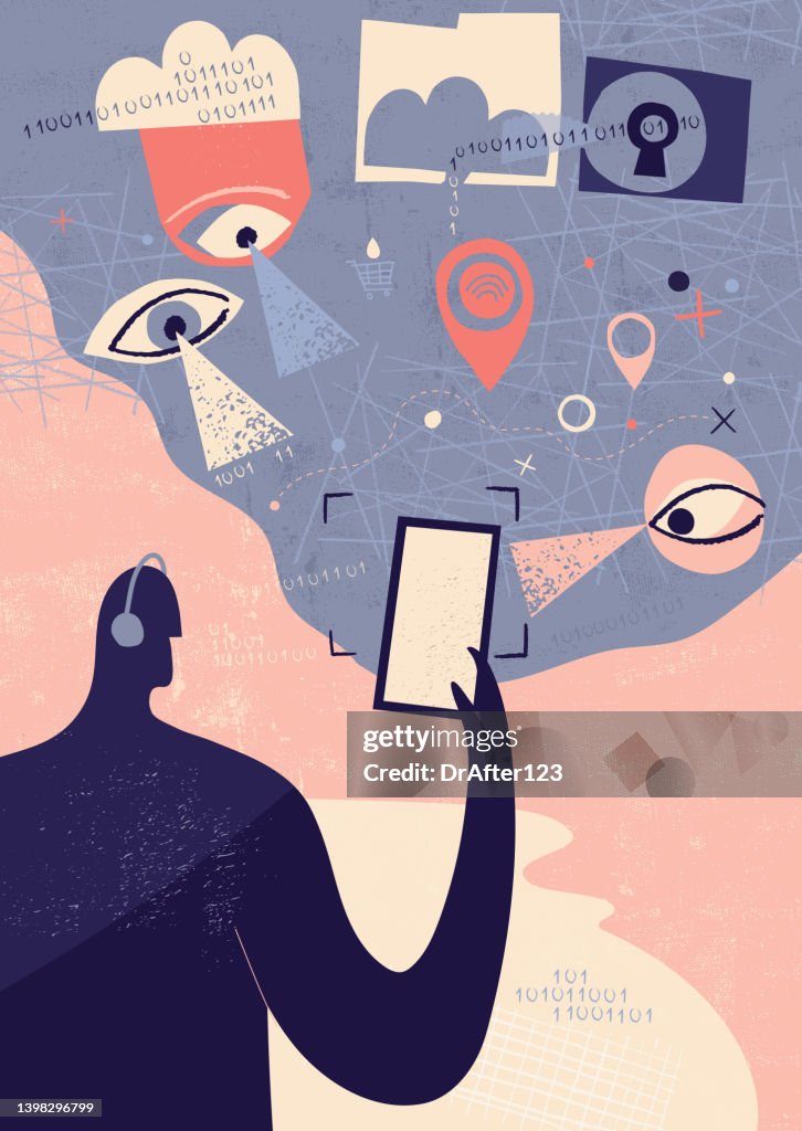 Privacy Risk Graphic Technology As Threat To Privacy Concept High-Res Vector Graphic - Getty ...