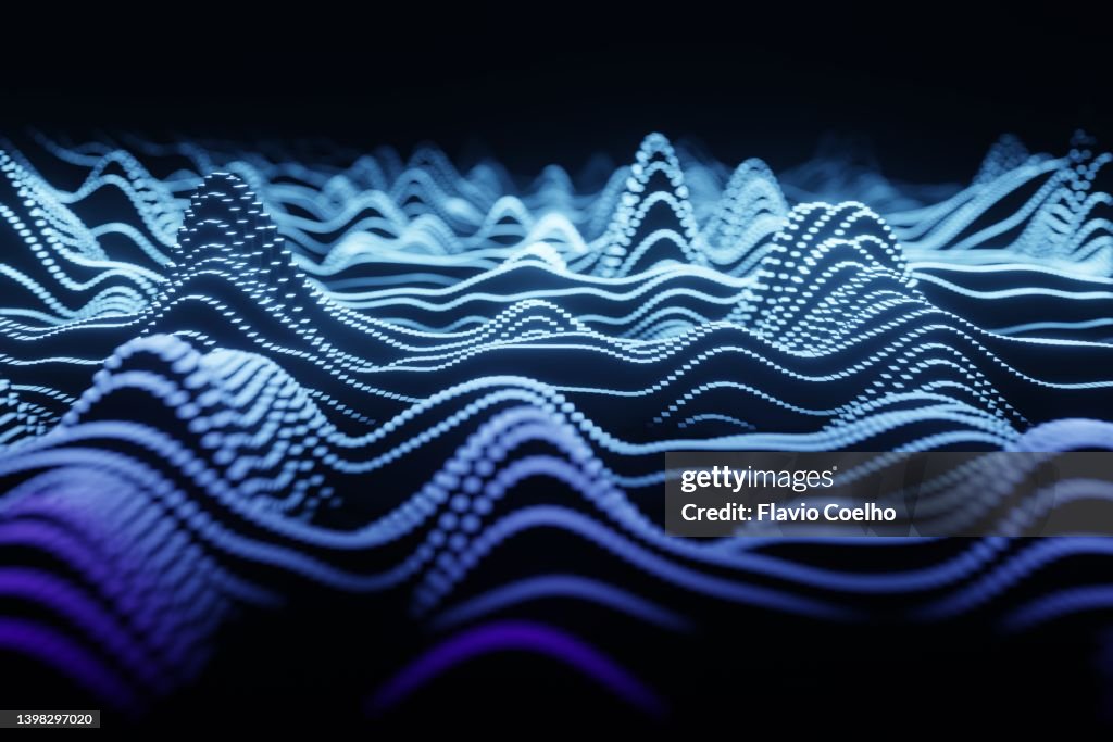 Blue spectogram
