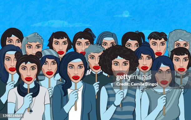 gesichter der plastischen chirurgie - doppelgänger stock-grafiken, -clipart, -cartoons und -symbole
