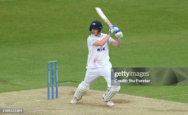 Yorkshire batsman Harry Brook in batting action during the LV= Insurance County Championship match between Yorkshire and Warwickshire at Headingley...