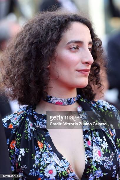 Mouna Soualem attends the screening of "Three Thousand Years Of Longing " during the 75th annual Cannes film festival at Palais des Festivals on May...