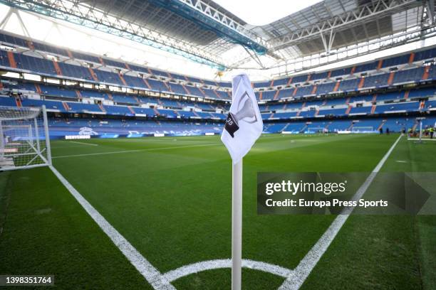 General view of the stadium before the Spanish league, La Liga Santander, football match played between Real Madrid and Real Betis Balompie at...