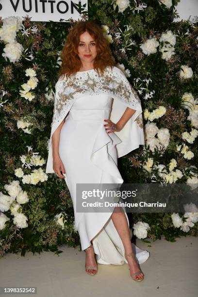 Marine Delterme attends the Vanity Fair x Louis Vuitton dinner during the 75th annual Cannes Film Festival at Fred L’Ecailler on May 20, 2022 in...