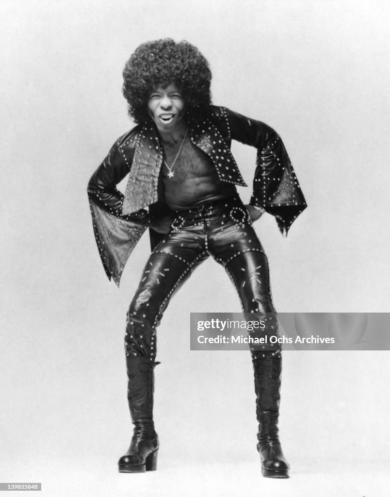 Musician Sly Stone of the psychedelic soul group