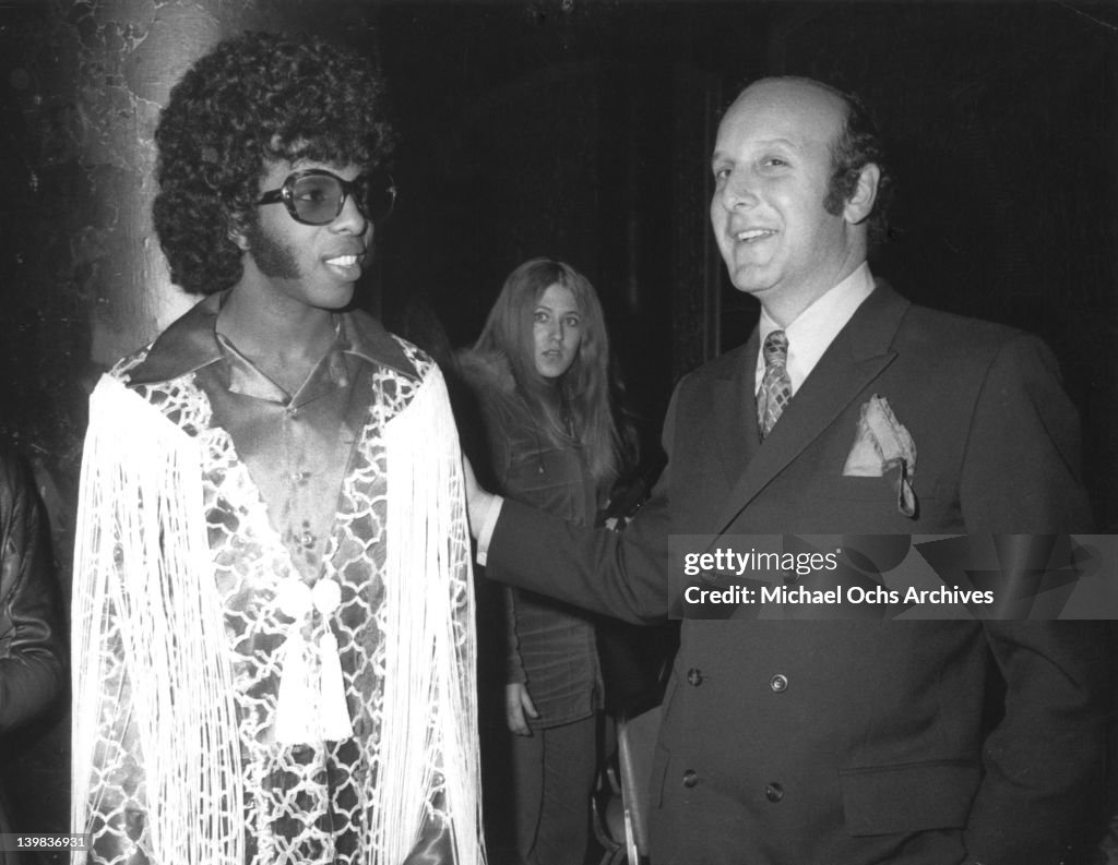 Sly Stone With Record Executive
