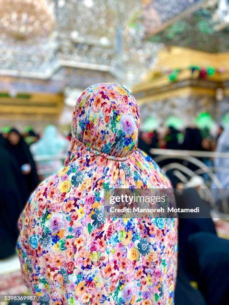 the holy shrine of imam hussein - shi'ite islam stock pictures, royalty-free photos & images