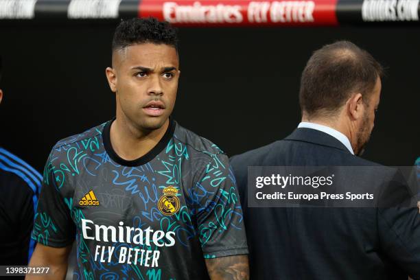 Mariano Diaz of Real Madrid is seen during the spanish league, La Liga Santander, football match played between Real Madrid and Real Betis Balompie...