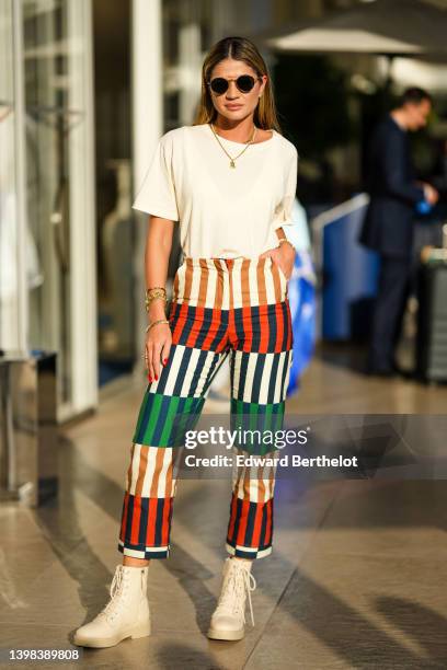 Thassia Naves is seen during the 75th annual Cannes film festival at on May 20, 2022 in Cannes, France.