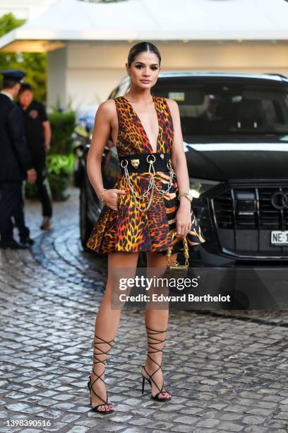 Thassia Naves is seen during the 75th annual Cannes film festival at on May 20, 2022 in Cannes, France.