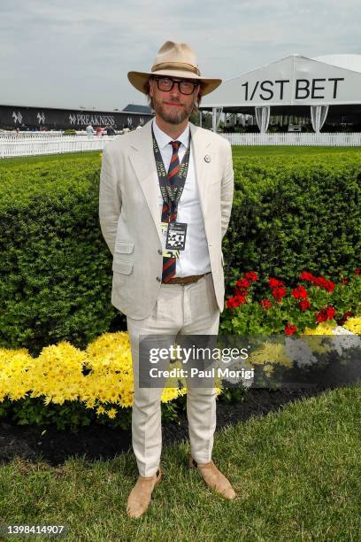 Aidan Butler attends the 98th Black-Eyed Susan Day hosted by 1/ST at Pimlico Race Course on May 20, 2022 in Baltimore, Maryland.