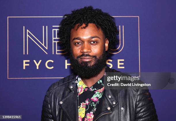 Echo Kellum attends the NBCU FYC House "Grand Crew" carpet at NBCU FYC House on May 20, 2022 in Los Angeles, California.