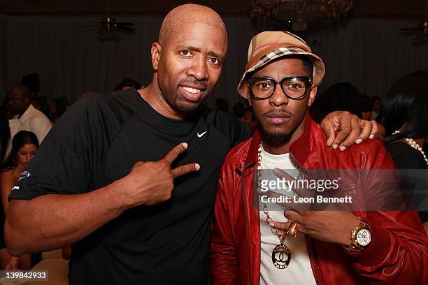 Kenny Smith and Los attends 10th Annual Kenny The Jet Smith NBA All-Star Bash, hosted by Mary J. Blige on February 24, 2012 in Orlando, Florida.