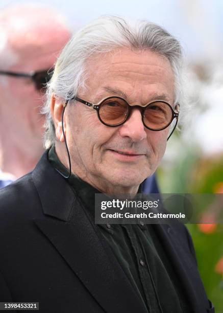 Director George Miller attends the photocall for "Three Thousand Years Of Longing " during the 75th annual Cannes film festival at Palais des...