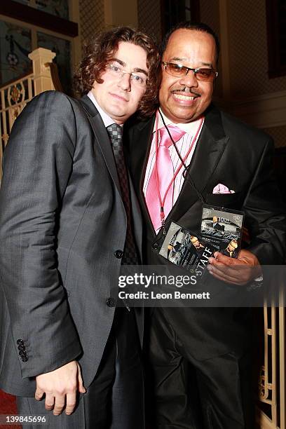 Jacob Laufer and Von McDaniel attend 10th Annual Kenny The Jet Smith NBA All-Star Bash, hosted by Mary J. Blige on February 24, 2012 in Orlando,...