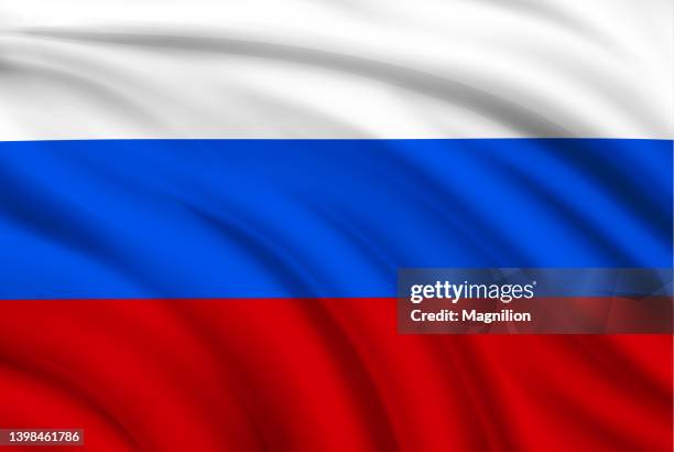 bildbanksillustrationer, clip art samt tecknat material och ikoner med russian flag, flag of russia - rysslands flagga