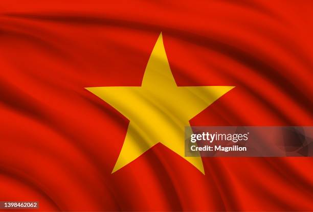 ilustraciones, imágenes clip art, dibujos animados e iconos de stock de bandera de vietnam - vietnam