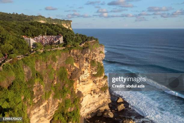 uluwatu kecak dance bali - uluwatu stock pictures, royalty-free photos & images