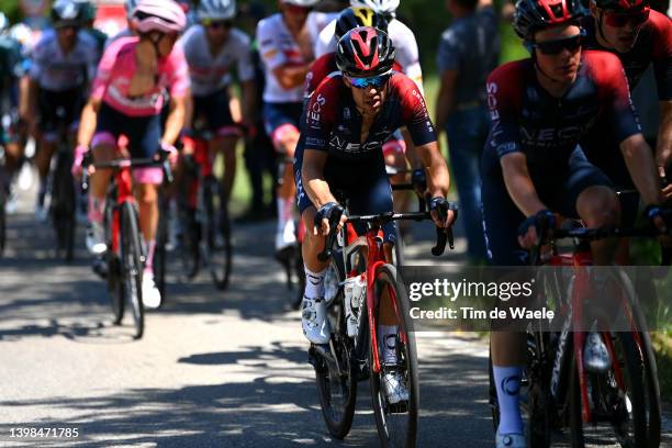 Richie Porte of Australia and Team INEOS Grenadiers competes during the 105th Giro d'Italia 2022, Stage 14 a 147km stage from Santena to Torino /...