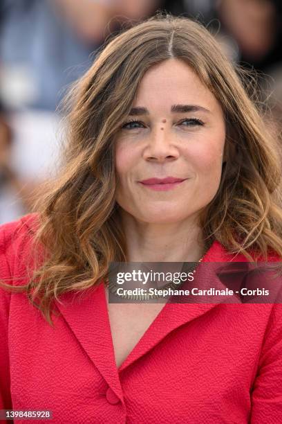 Blanche Gardin attends the photocall for "Smoking Causes Coughing " during the 75th annual Cannes film festival at Palais des Festivals on May 21,...