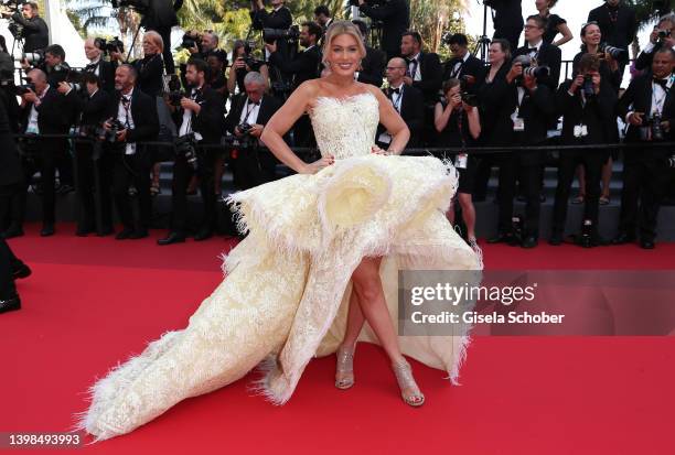 Hofit Golan attends the screening of "Triangle Of Sadness" during the 75th annual Cannes film festival at Palais des Festivals on May 21, 2022 in...